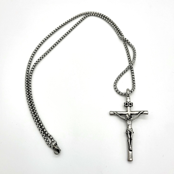 Other - Stainless steel Jesus necklace